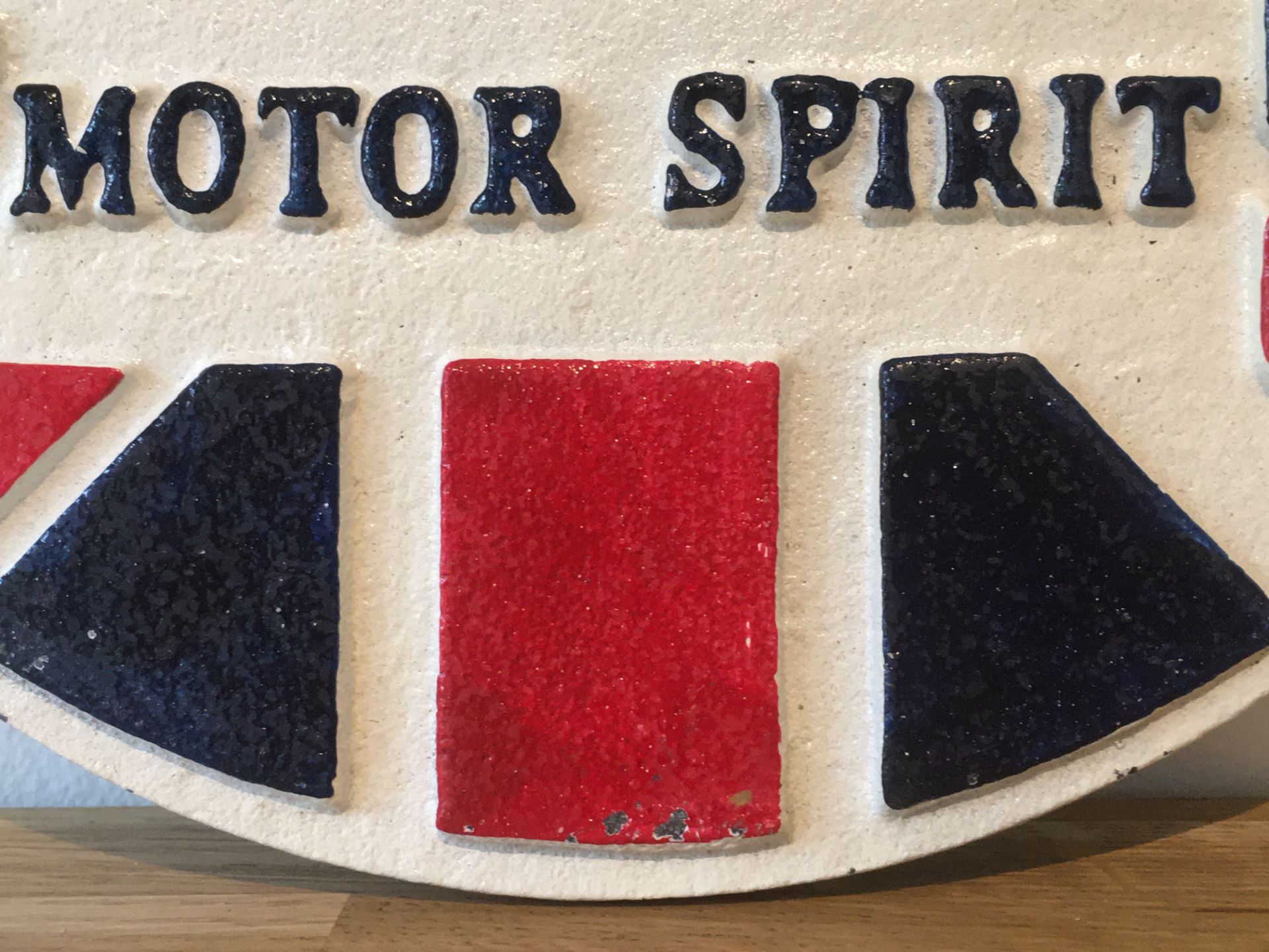 BP Motor Spirit Cast Iron Sign - Image 4 of 4