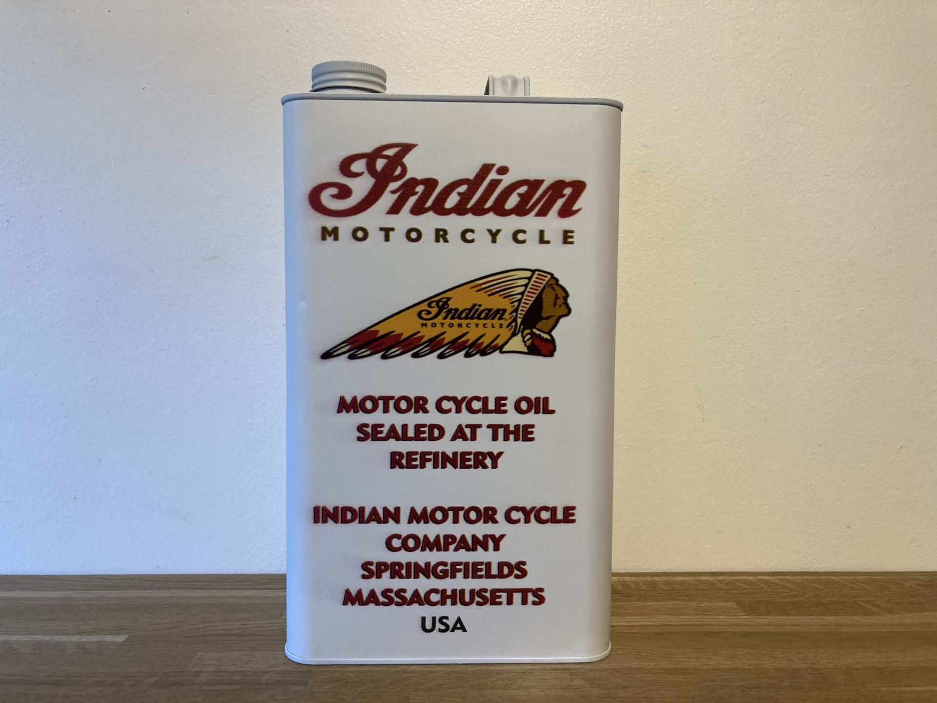 Indian Motorcycle Oil Can