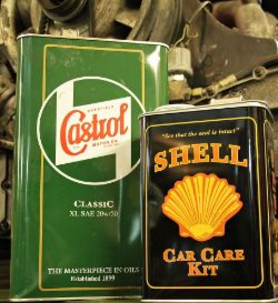 Collection of Automobilia & Petrolinia - Signs, Oil Cans, Funnels, Corgi Cars & more