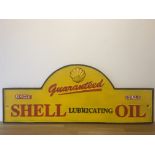 Shell Oil Cast Iron Sign
