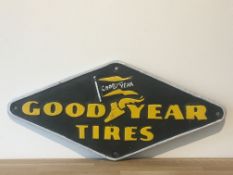 Good Year Tyres Cast Iron Sign