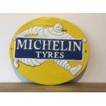 Michelin Tyres Cast Iron Sign