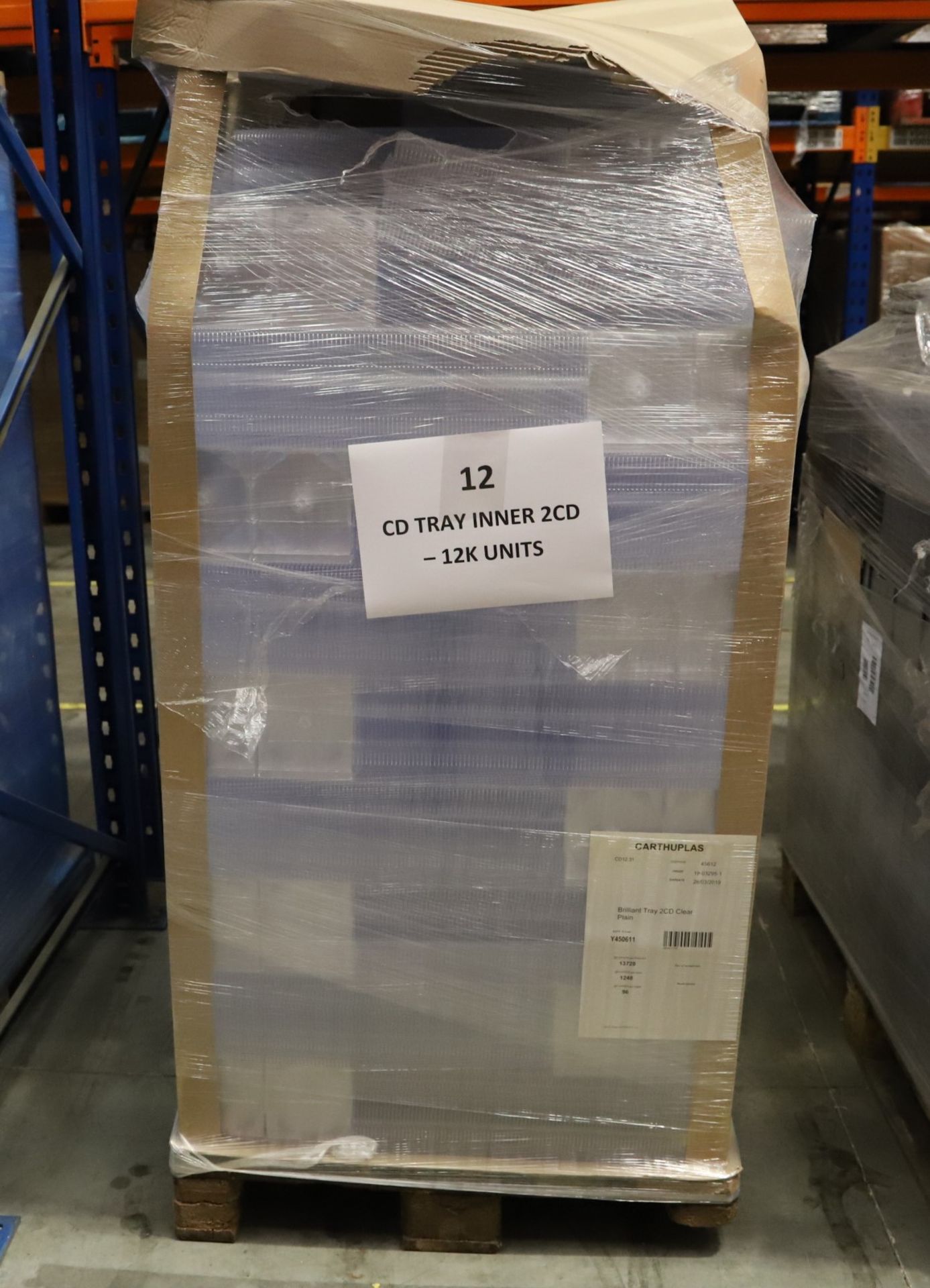 6 Pallets mix of un-used CD Cases and inner trays - Image 5 of 6