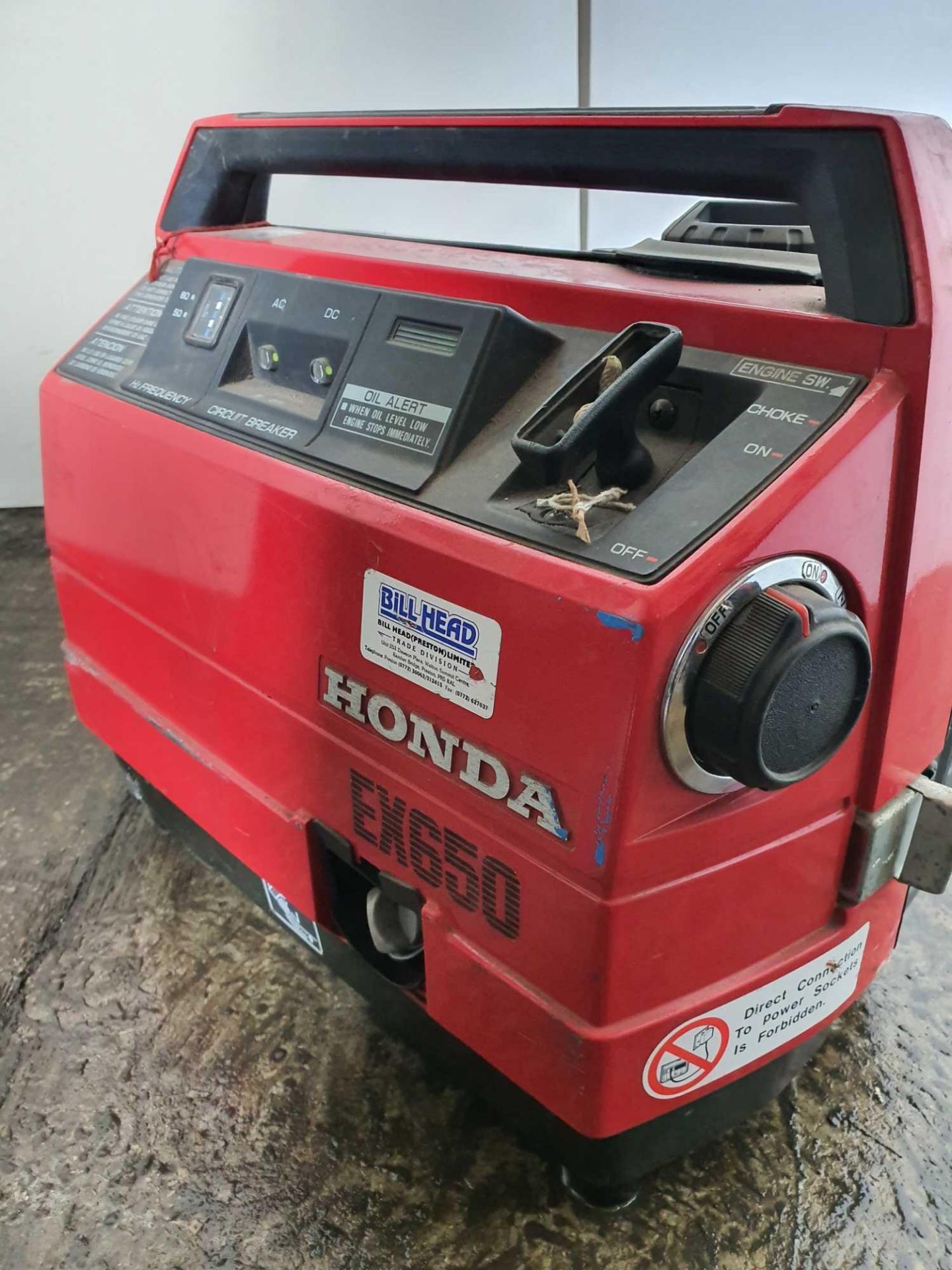 Honda ex650 petrol generator - Image 2 of 3