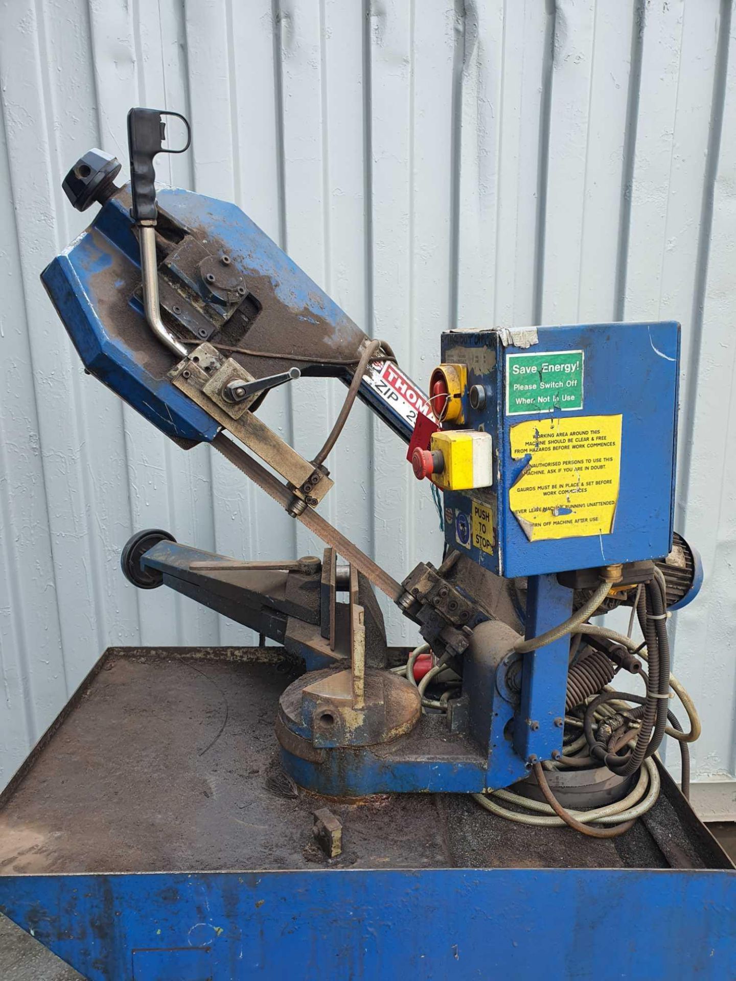 Thomas zip 290 pull down band saw - Image 2 of 5