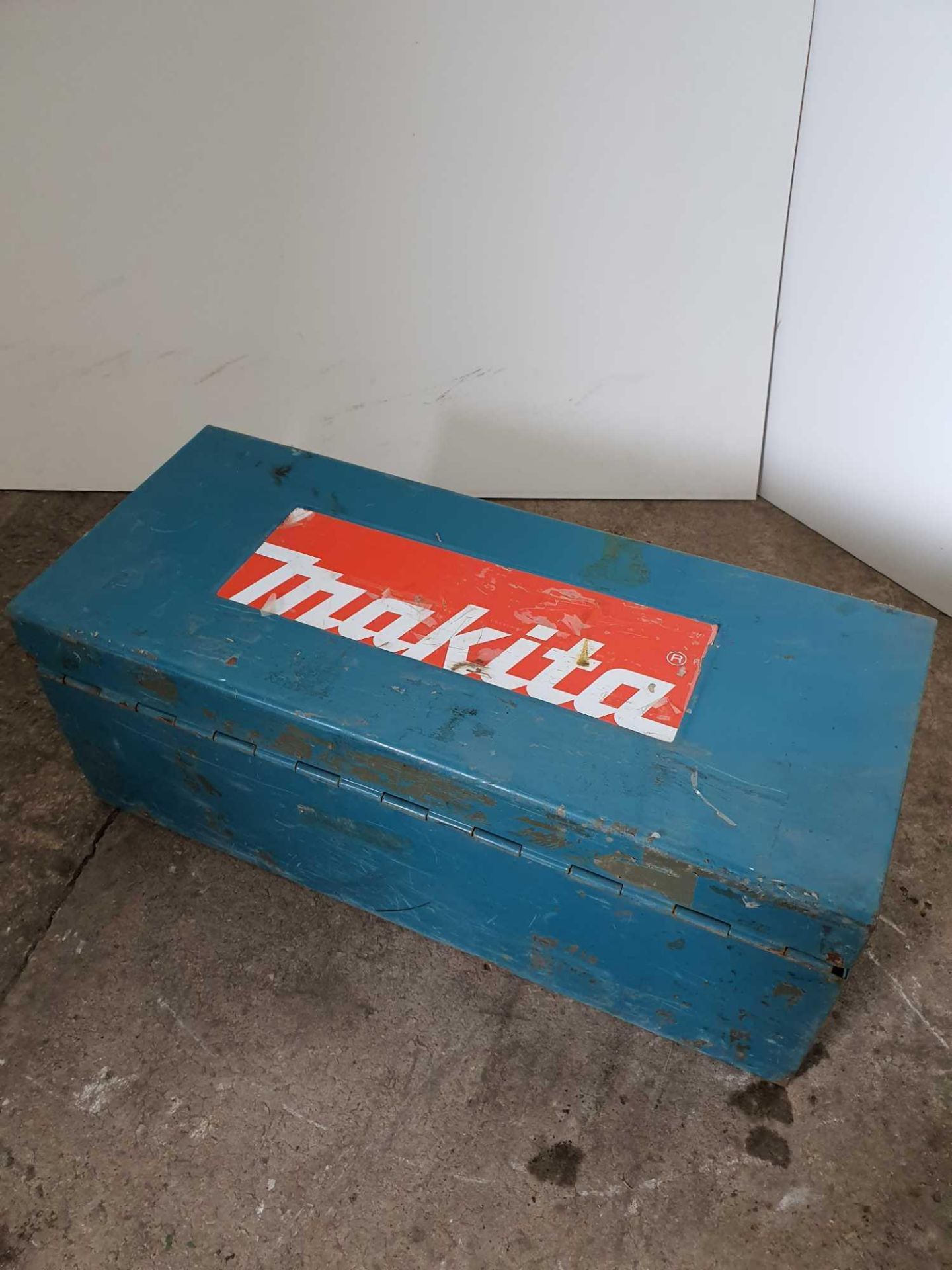 Makita box with various spare parts