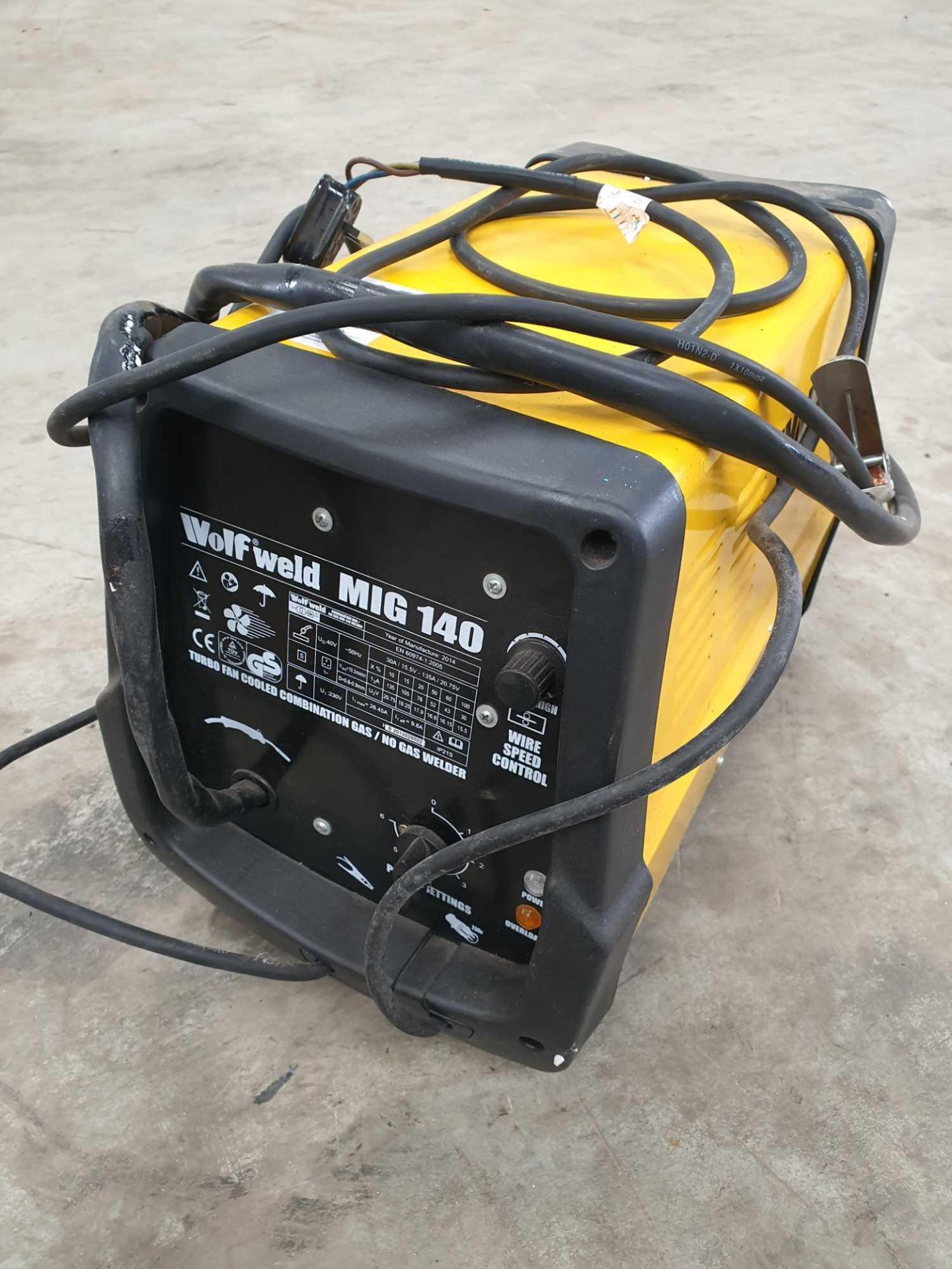 Wolfweld mig 140 mig welder