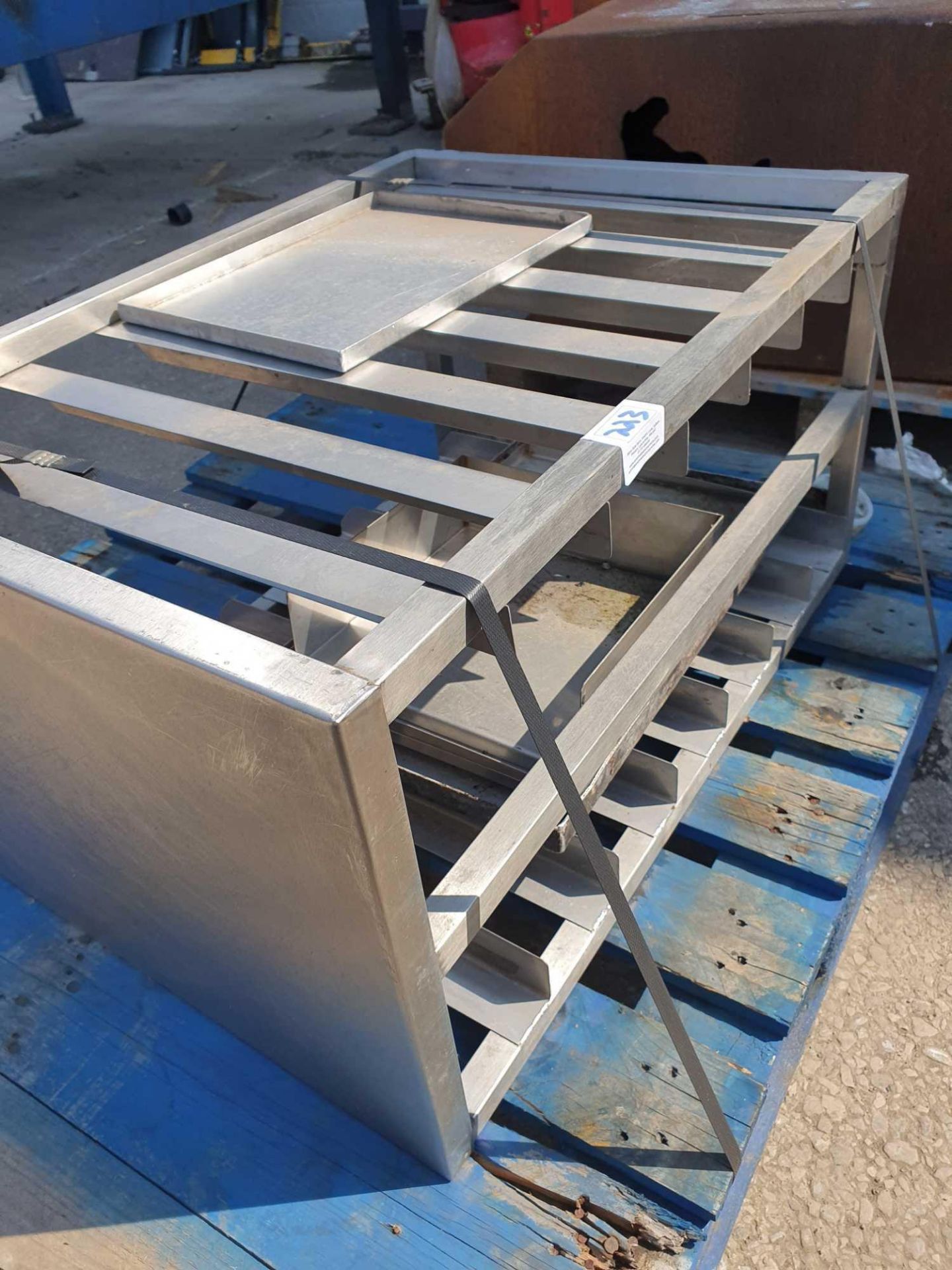 Stainless steel catering trolley - Image 3 of 4