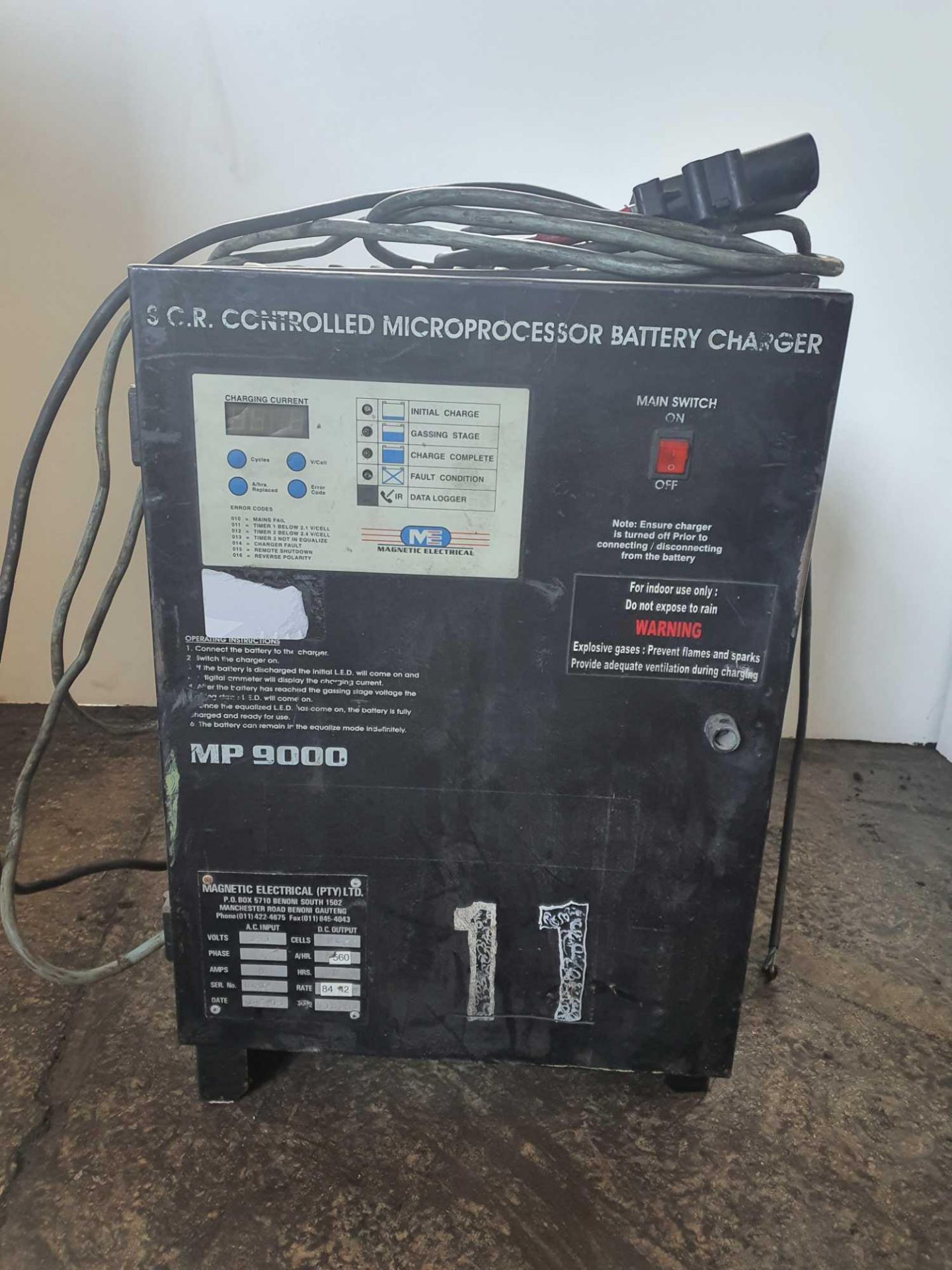 Mp 9000 battery charger