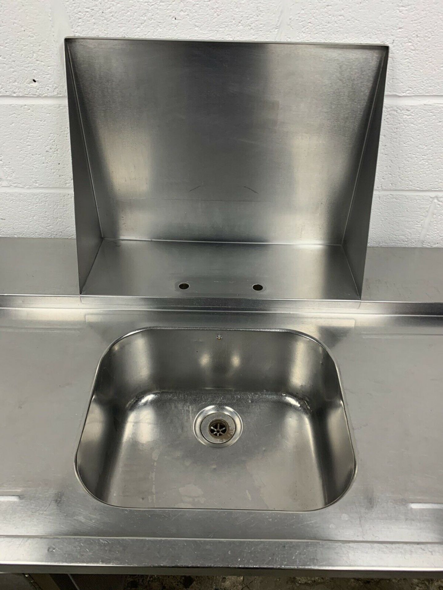 Stainless Steel Righthand Dishwasher Entry/Inlet Sink with Cupboard - Image 5 of 6