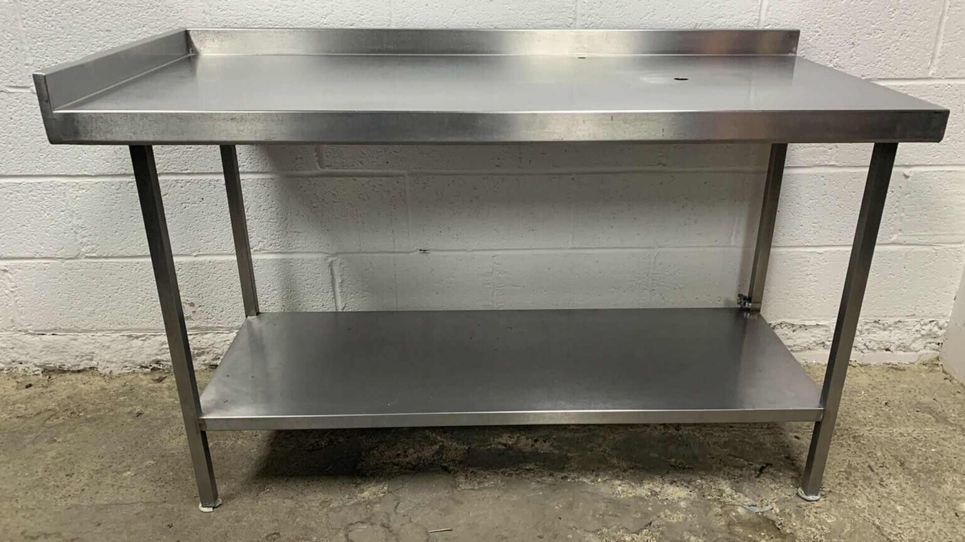 Stainless Steel Prep Table with Corner Upstand - Image 5 of 5