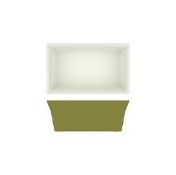 114x Sage Green/White York Melamine 1/4 DeepDish