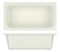 9x White Milan Melamine