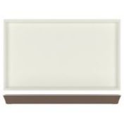 126x Taupe/White York Melamine 1/1 Tray