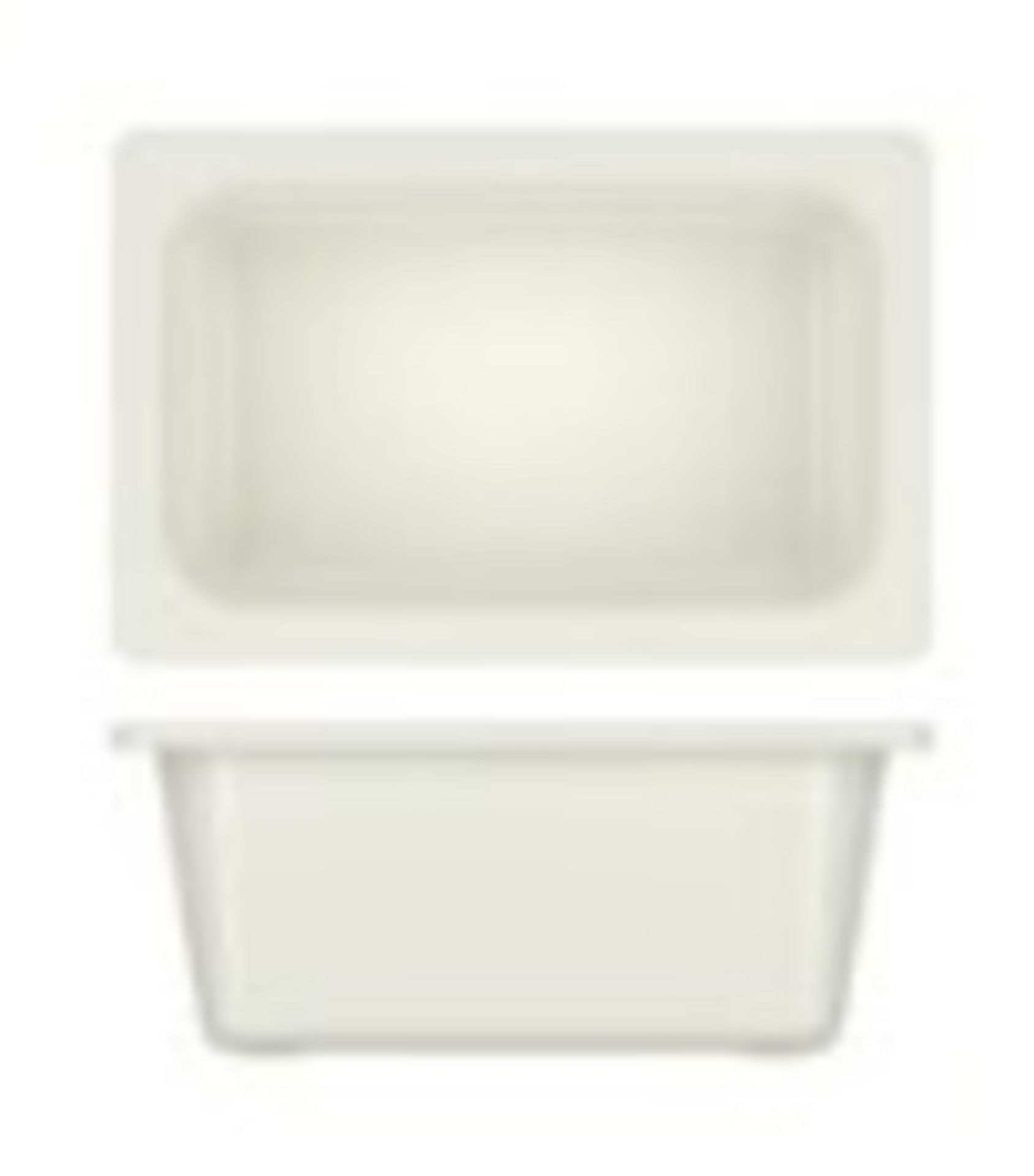 47x White Milan Melamine