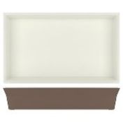 54x Taupe/White York Melamine 1/1 DeepDish