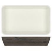 10x Oak/White NewHaven Melamine 1/1 DeepDish 530x325x100mm