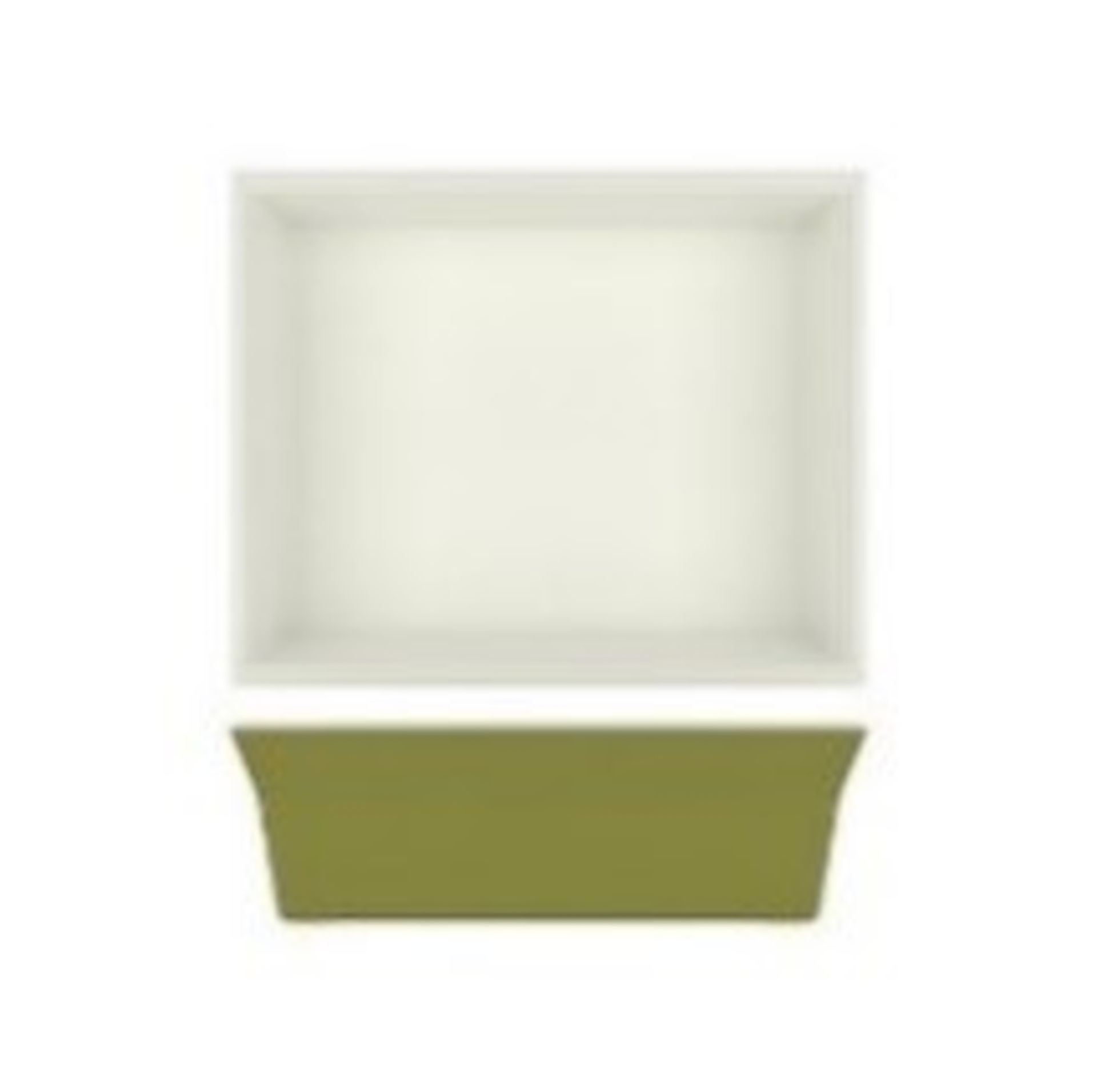 54x Sage Green/White York Melamine 1/2 DeepDish