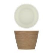 164x Light Oak/White NewHaven Melamine Bowl