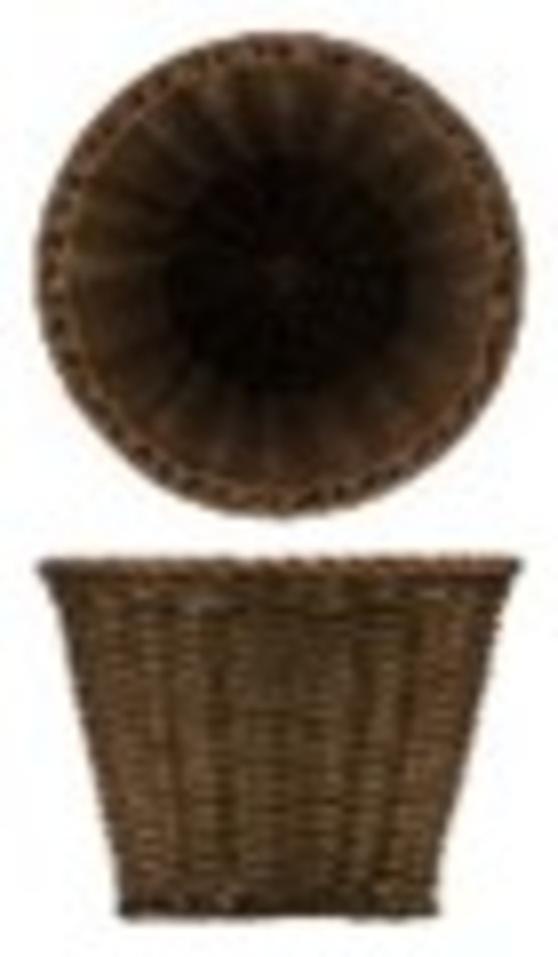 73x 'Poly Wicker Round Basket