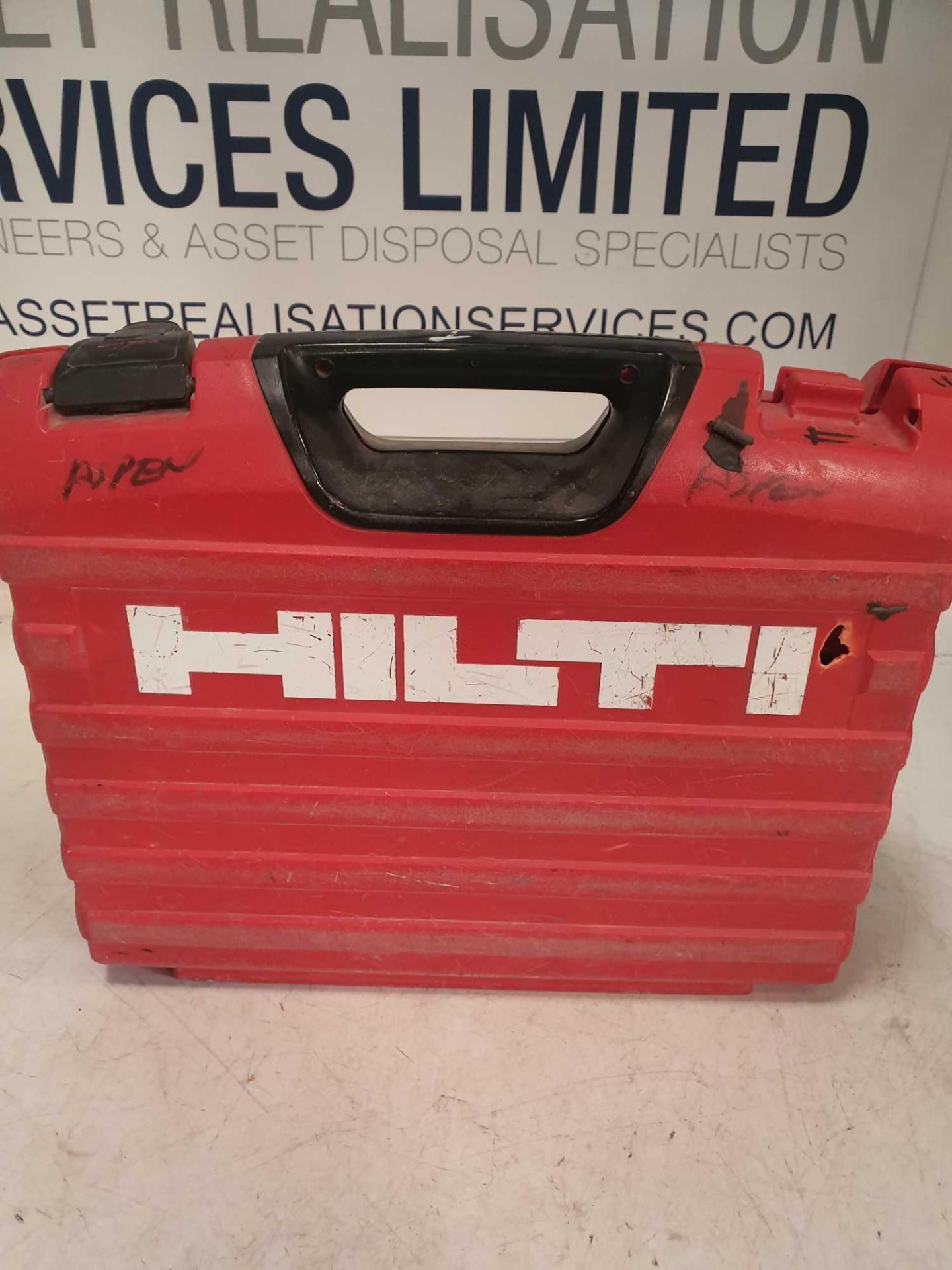 Hilti laser line marker and tripod