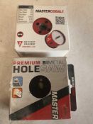 Mastercobalt hole saw x2