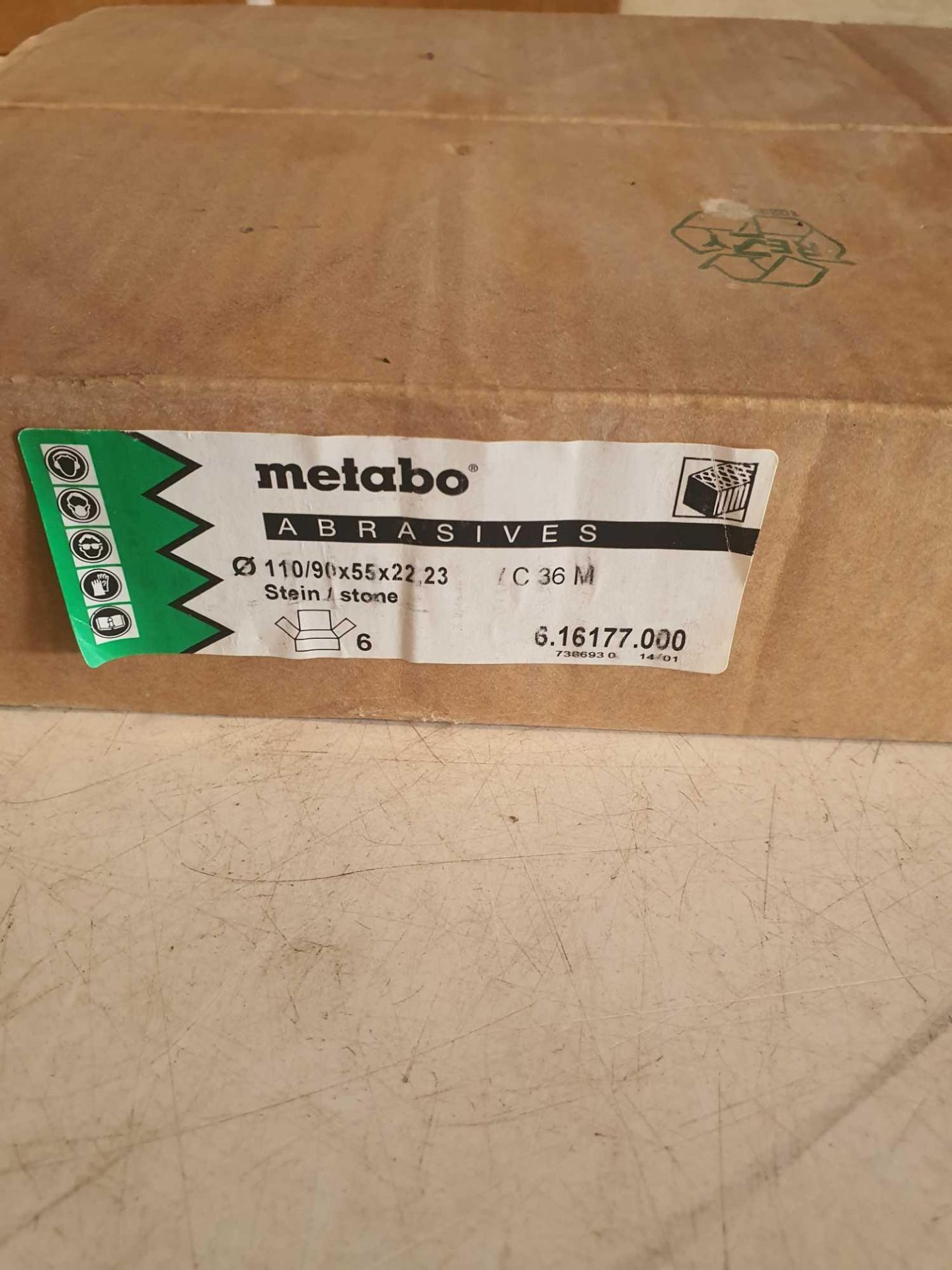 Metabo abrasive stone x 6 - Image 3 of 3