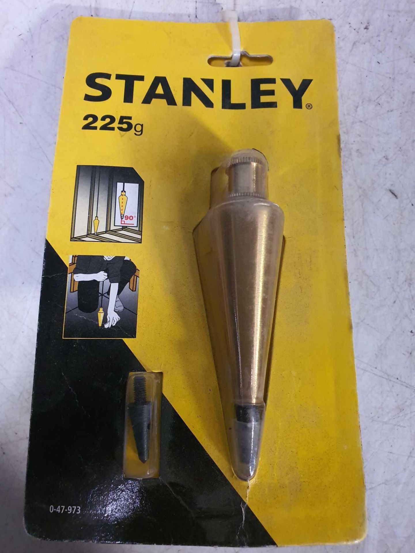 Stanley 225g plumb bob x2