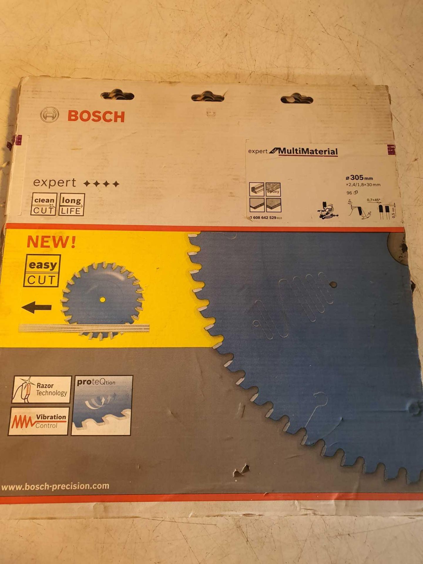 Bosch multi material cutting disc for mitre saw