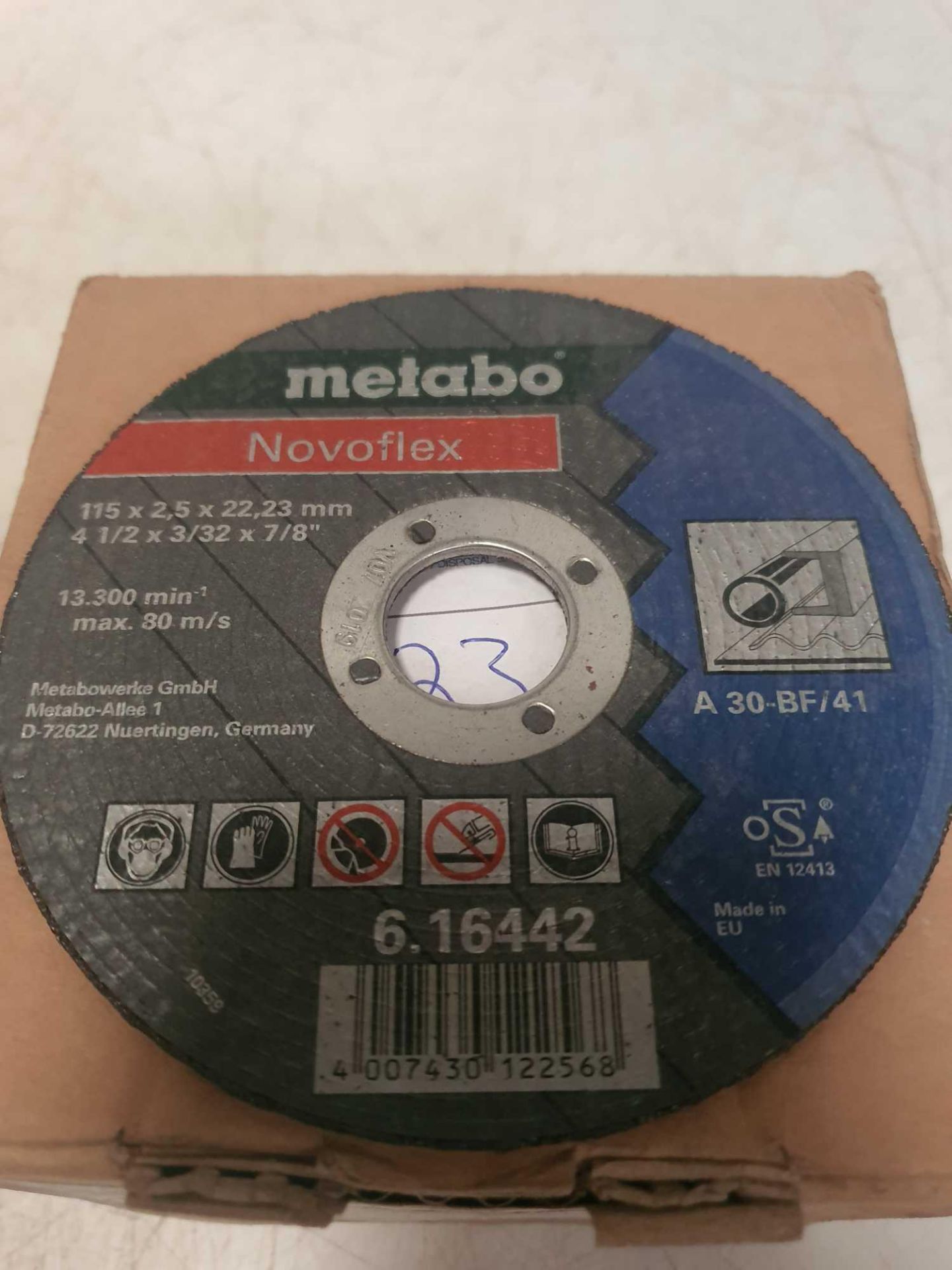 Metabo cutting disc 25pcs - Image 2 of 2