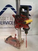 Hilti 110v diamond core drill and stand