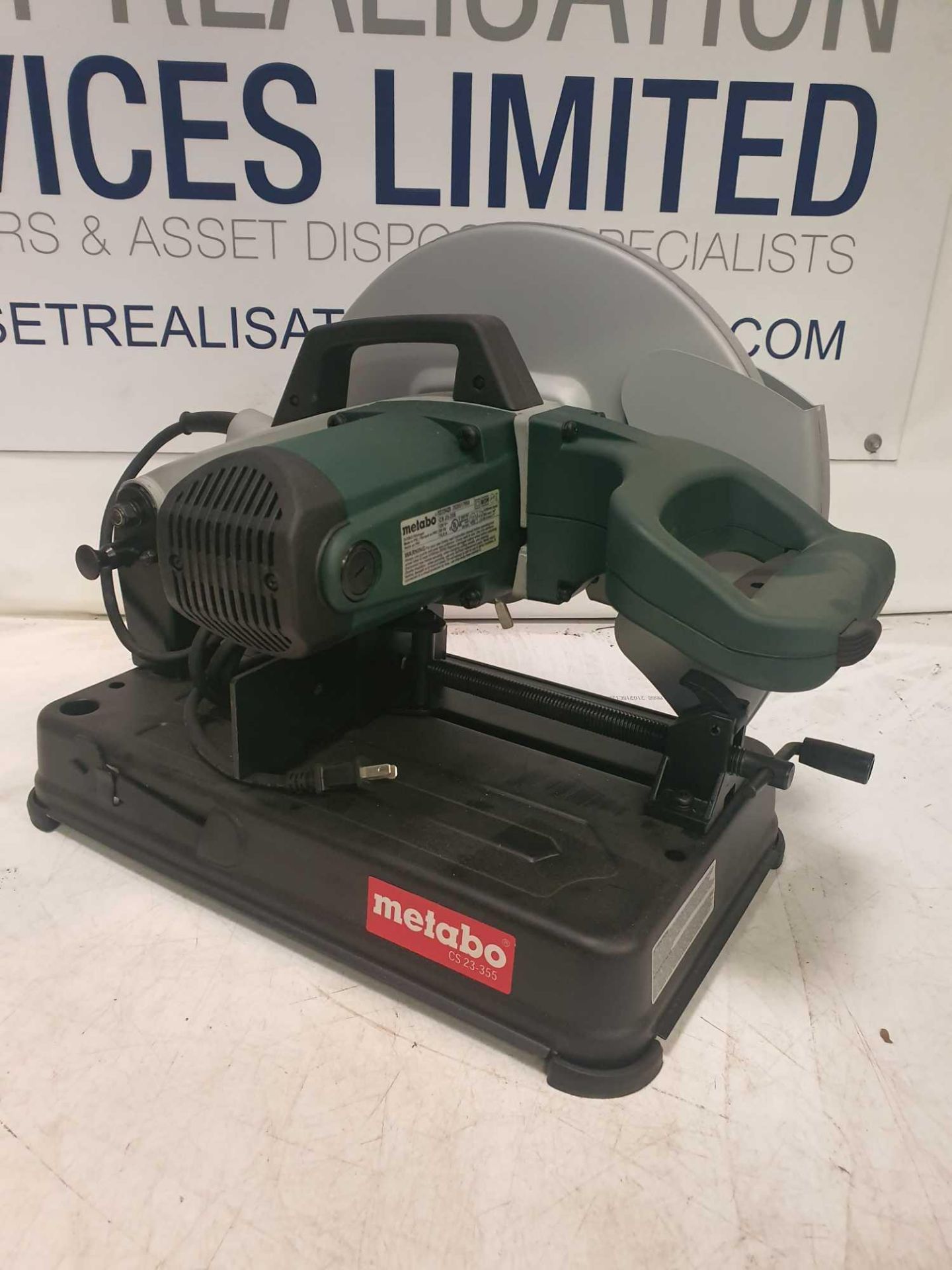 Metabo 110v metal chop saw - Image 3 of 4