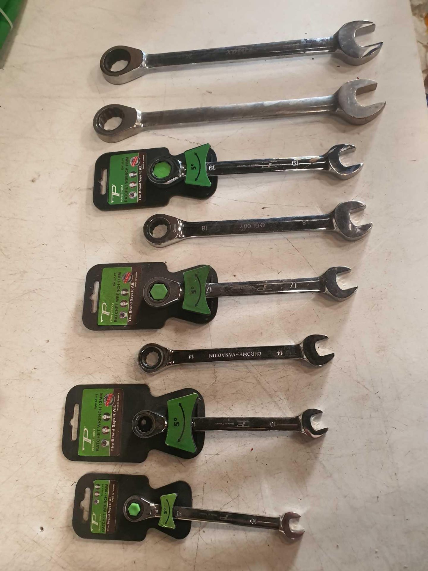 Set of rachet wrenchs