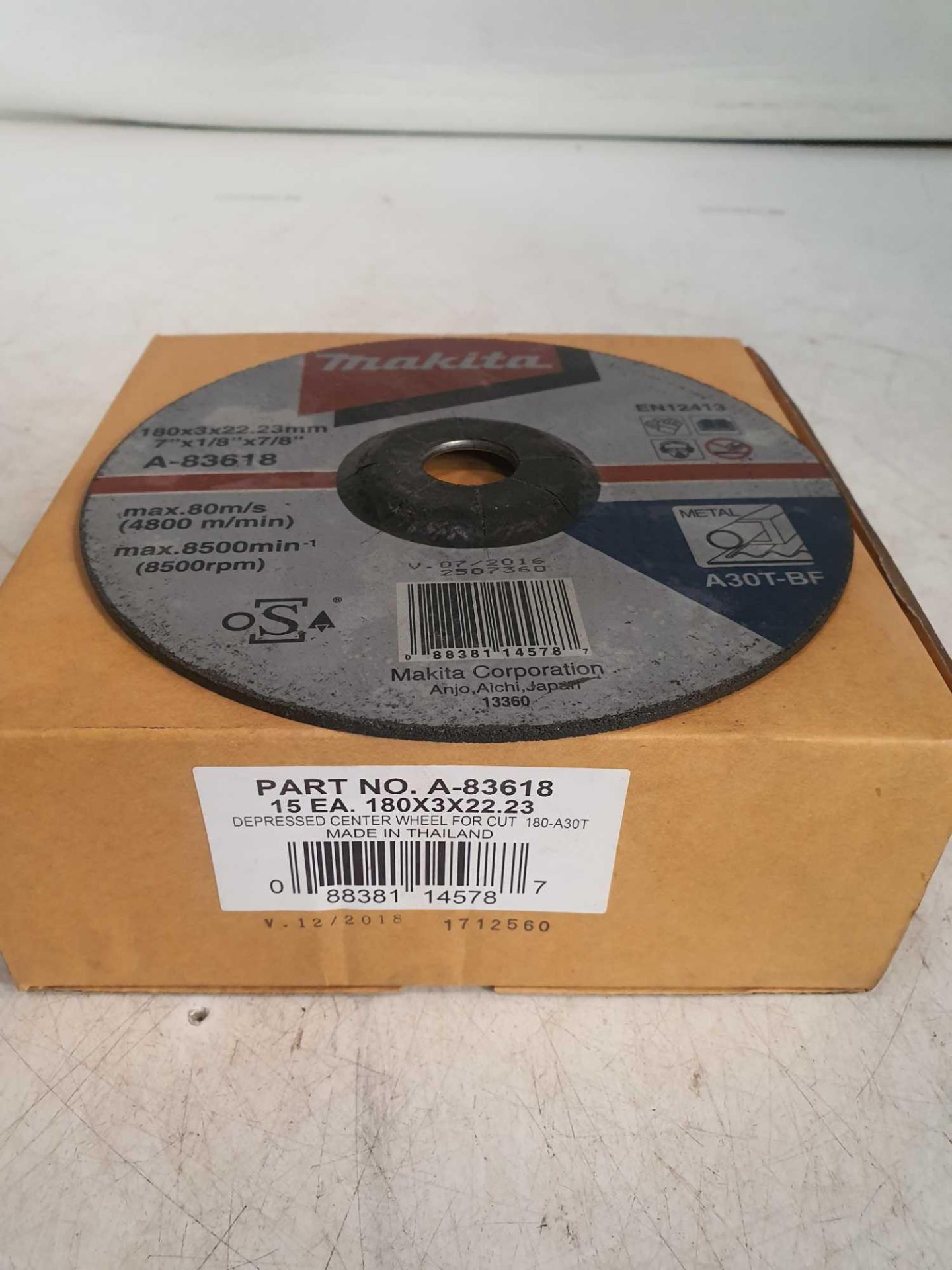 Makita cutting discs 15pcs