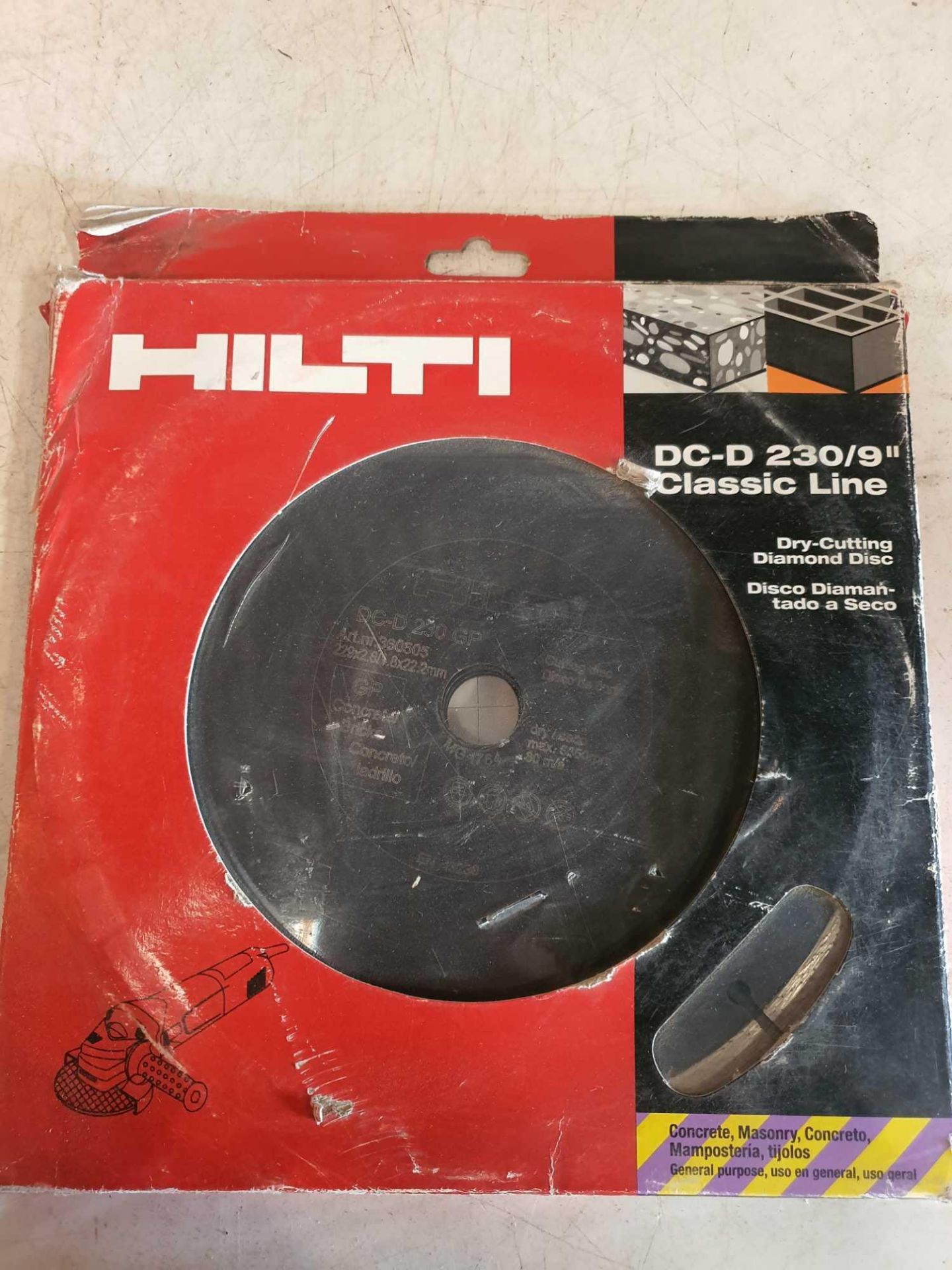 Hilti dry cutting diamond cutting disc for marble