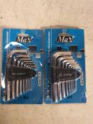 2 x sets of hex keys