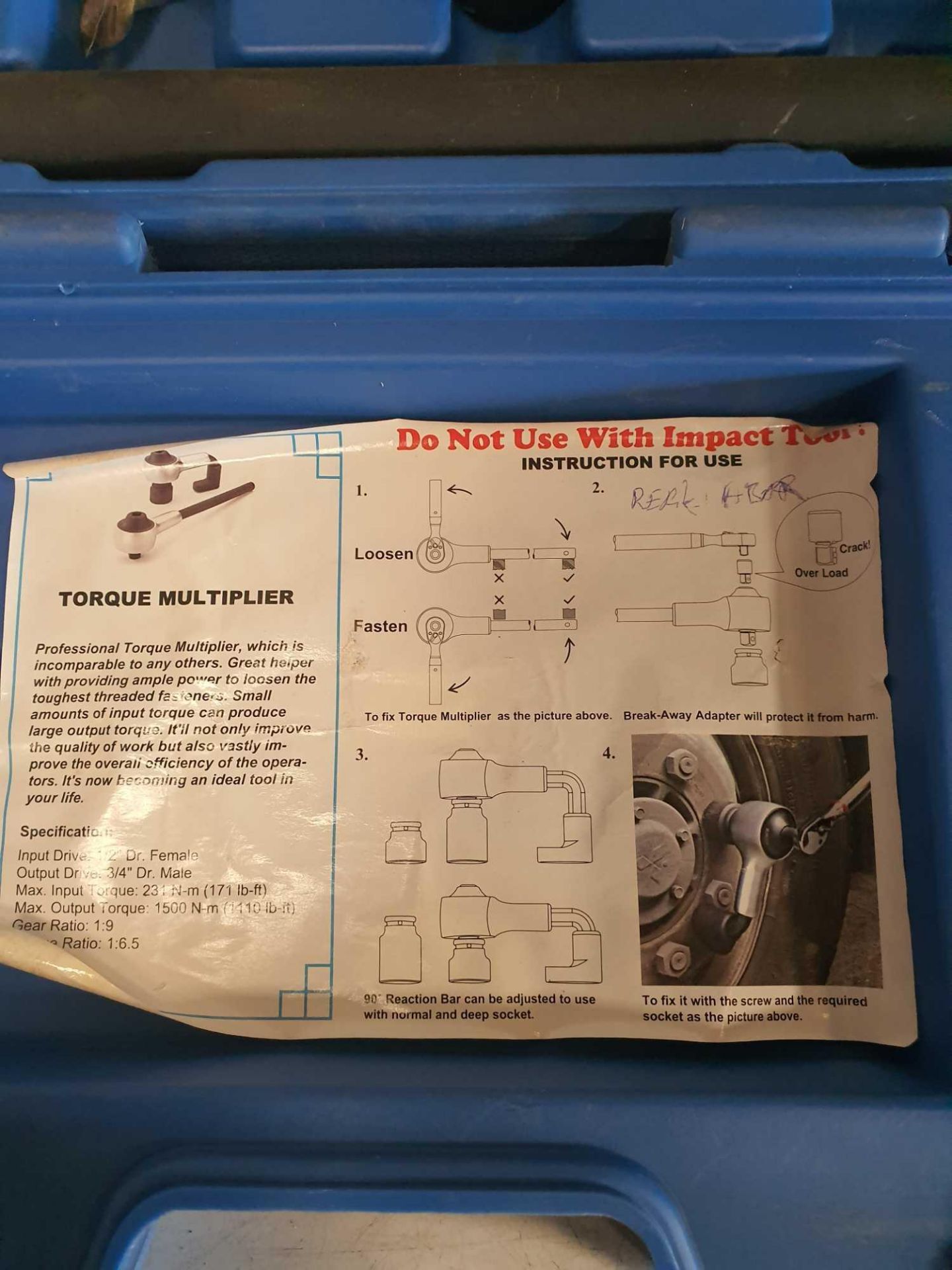 Torque multiplier - Image 3 of 3