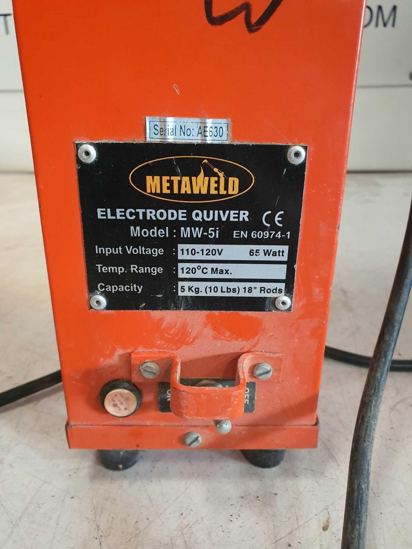 Metaweld electrode quiver 110v - Image 2 of 2