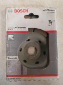 Bosch diamond tipped grinding disc for concrete