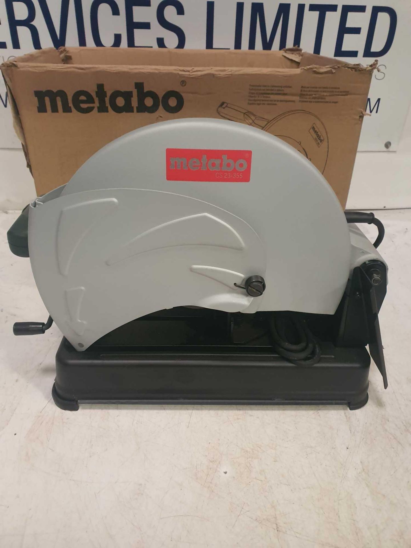 Metabo 110v metal chop saw - Image 2 of 4