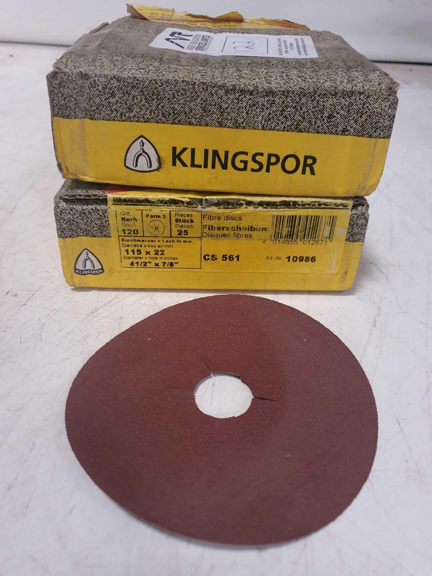 Klingspor fiber discs 50pcs - Image 2 of 2