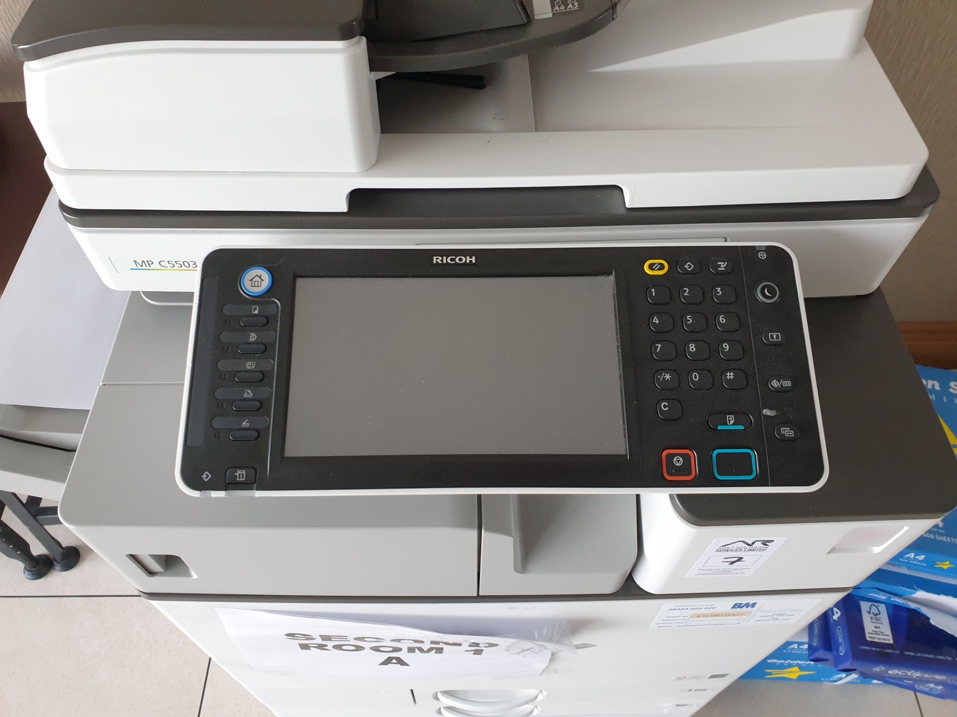 RICOH MP C5503 Color Laser Multifunction Printer - Image 4 of 4