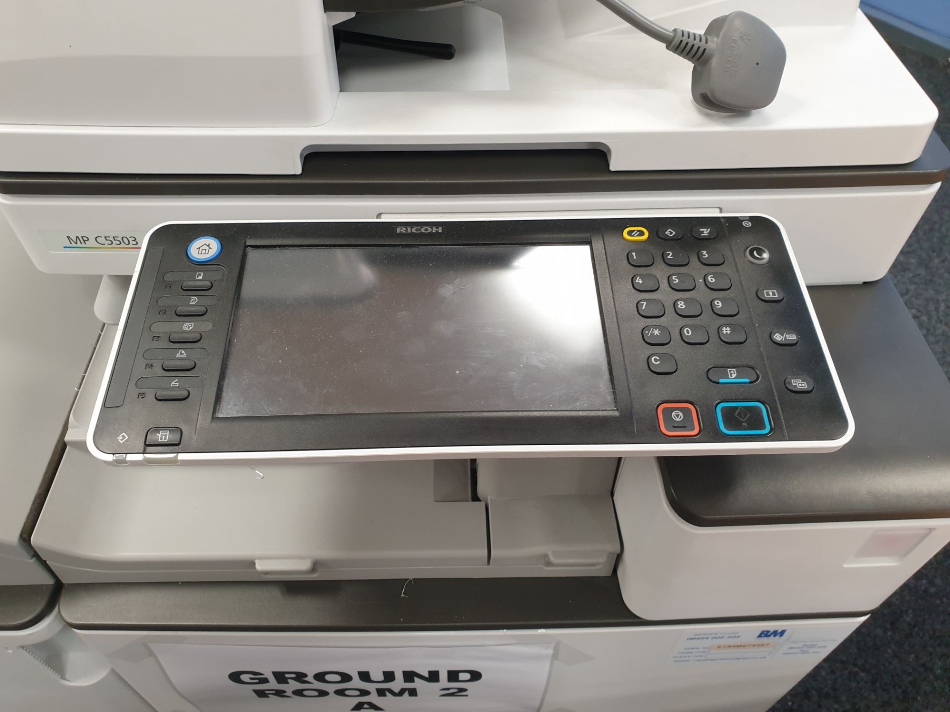 RICOH MP C5503 Color Laser Multifunction Printer - Image 2 of 3