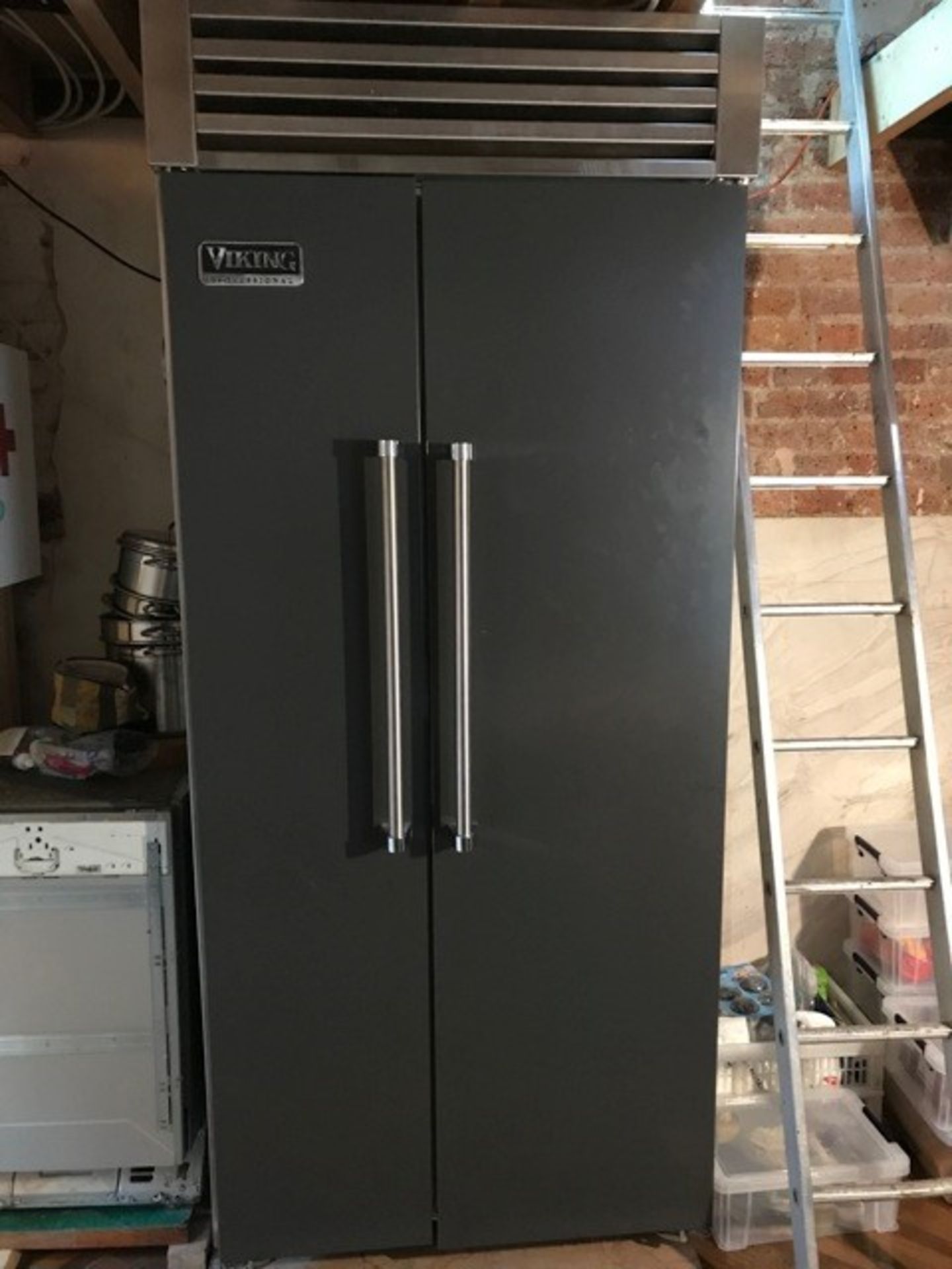 Viking Professional Graphite Grey Fridge Freezer