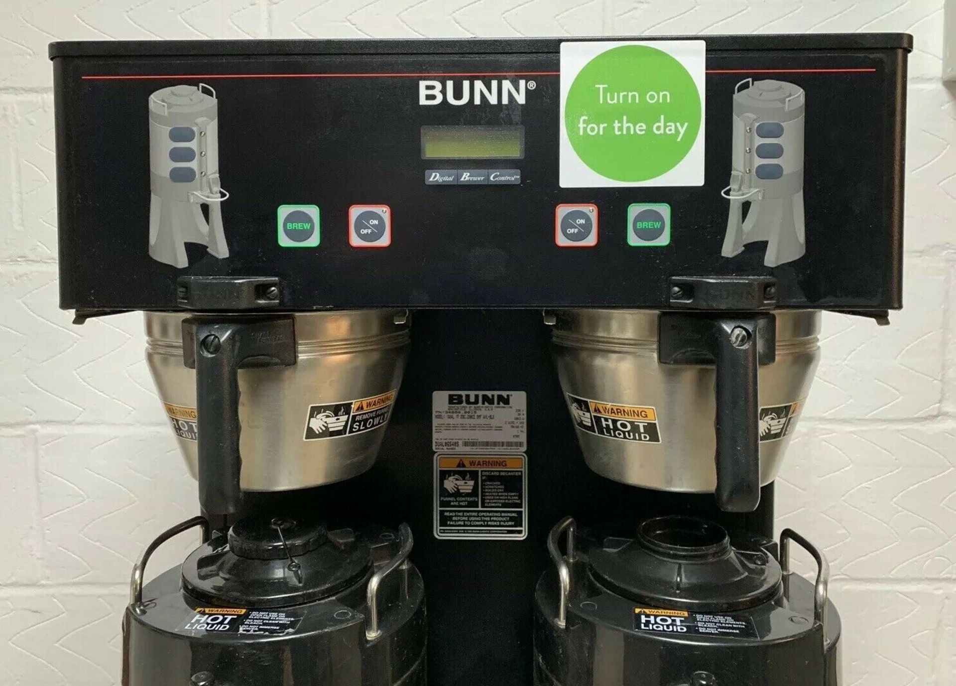 Bunn Dual TF DBC 230 CE Coffee Brewer Coffee Maker Single Phase - Image 5 of 6