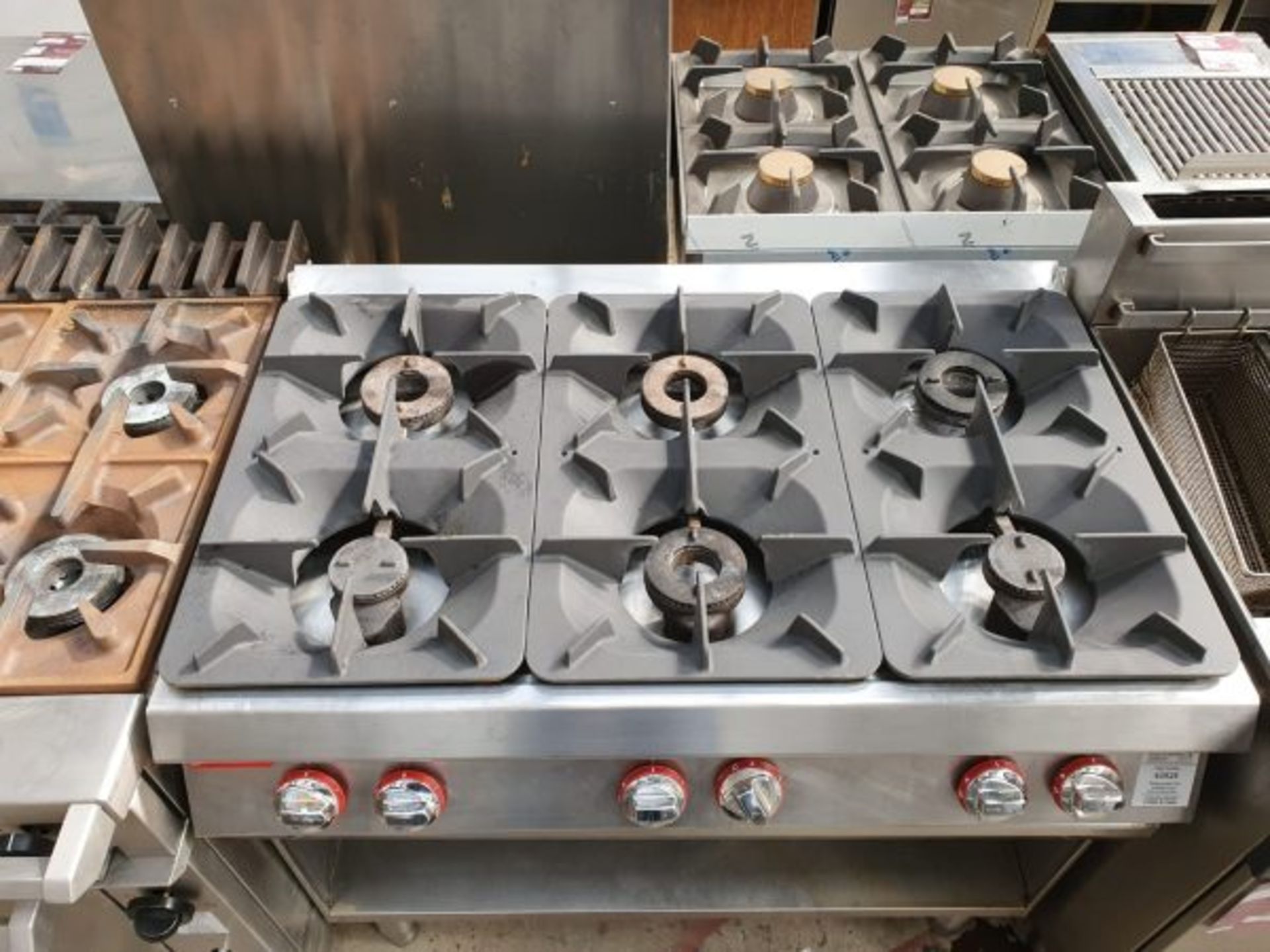 Angelo Po 6 Burner Gas Range (Natural Gas) - Image 2 of 4