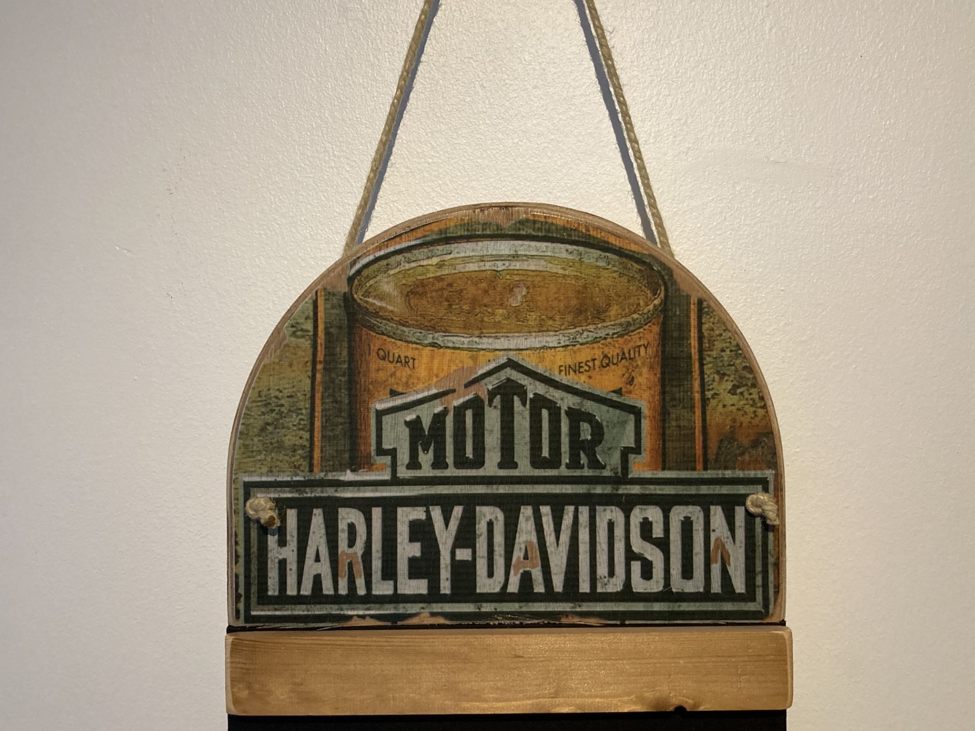 Harley Davidson Motorcycle Blackboard - Image 2 of 3