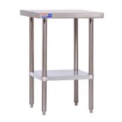Stainless steel table medium duty 610 x 610 mm