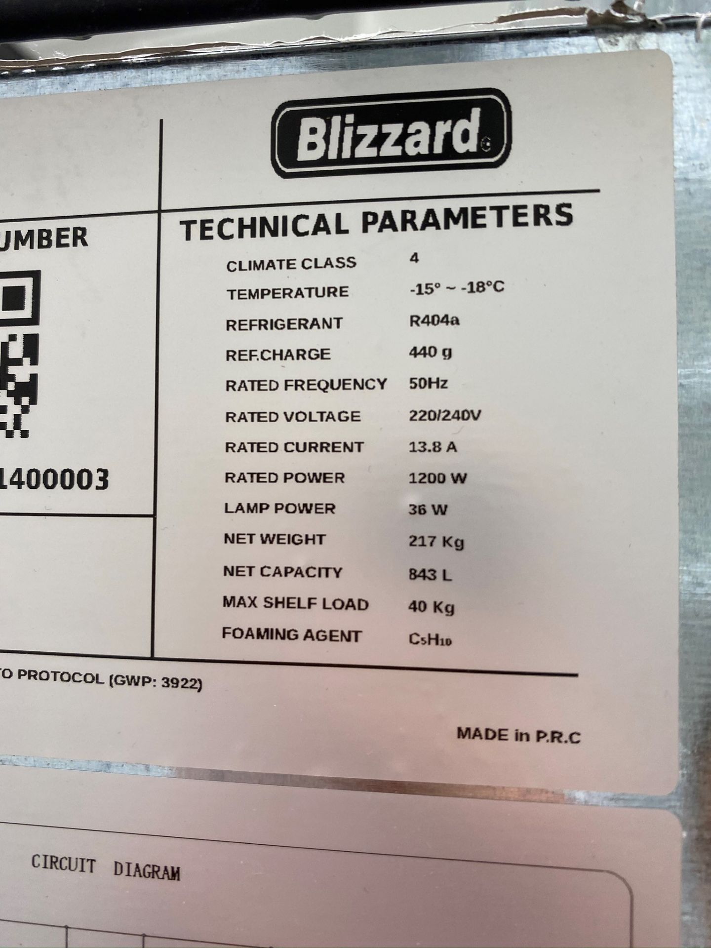 Blizzard Ventilated Gastronorm Freezer (BL2SSCR) - Image 3 of 5