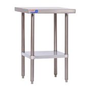 Stainless steel table Heavy duty 610 x 762 mm